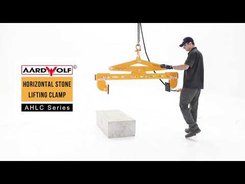 Stone lifter, masonry block lifter, stone lifting clamp (horizontal)