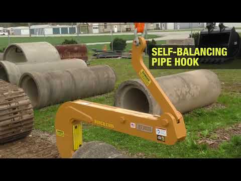 PH9000SB Pipe Hook | Video showing different models, weight capacities, and video on how to use Pipe Hooks