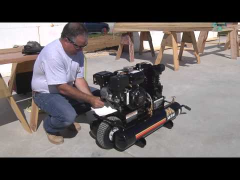 How to Use A Gas Air Compressor | Mi-T-M Industrial Air Compressor