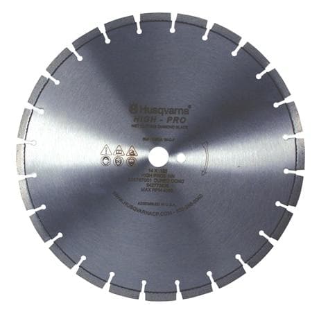 Husqvarna High Pro Cured Diamond Blades 542773836 Husqvarna 14" x .125 x 1DP