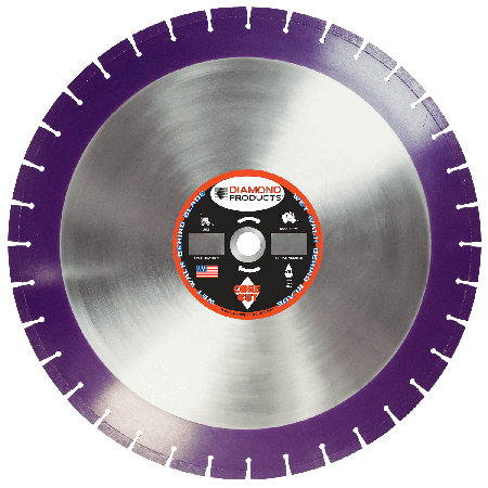 Imperial Purple Cured Concrete Diamond Blades - Diamond Products