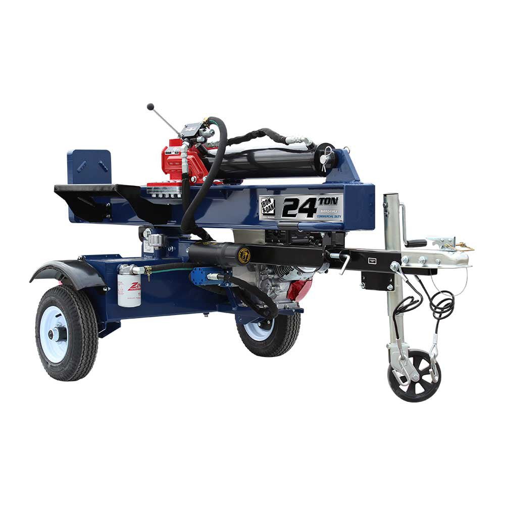 Iron and Oak Log Splitter | 24-Ton | Honda GX160 - Iron and Oak