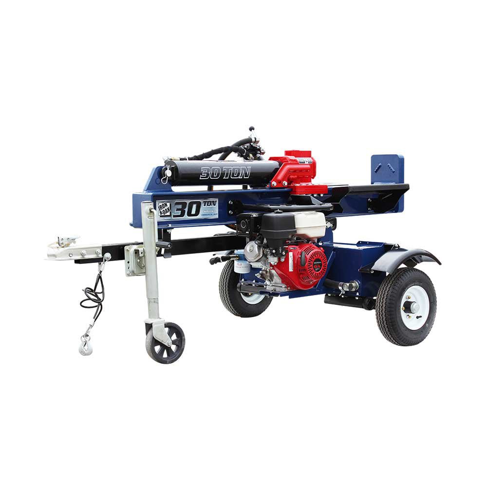 Iron and Oak Log Splitter | 30-Ton | Torsion Axel | Honda GX270 - Iron and Oak