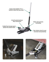 Ironton | 1 1/2-Ton Low-Profile Aluminum Service Floor Jack - Ironton