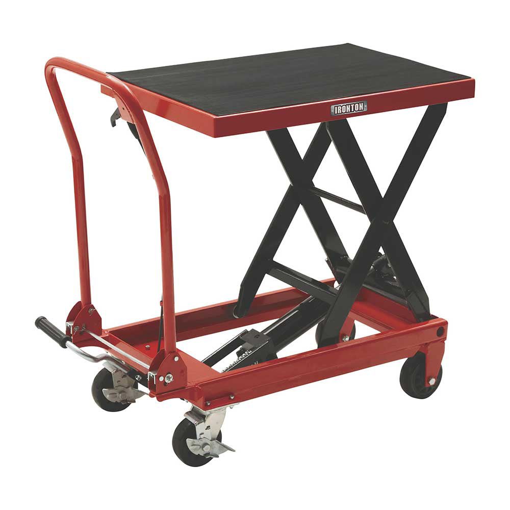 Ironton Hydraulic Table Cart | 1,000-Lb. Capacity | 34 3/4-In. Lift - Ironton