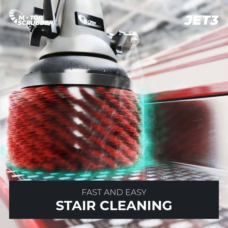 Jet3 Floor Scrubber - Motor Scrubber