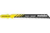 Jigsaw Blades "Basic Wood" - 5 per Pack - Metabo