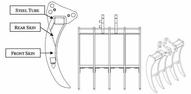 Kenco Brush & Debris Rake - Kenco