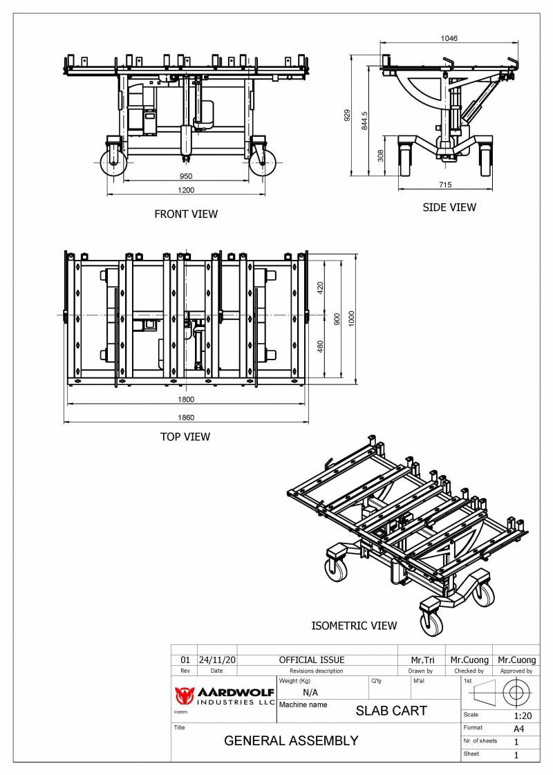 Kitchen Installation Cart - Aardwolf