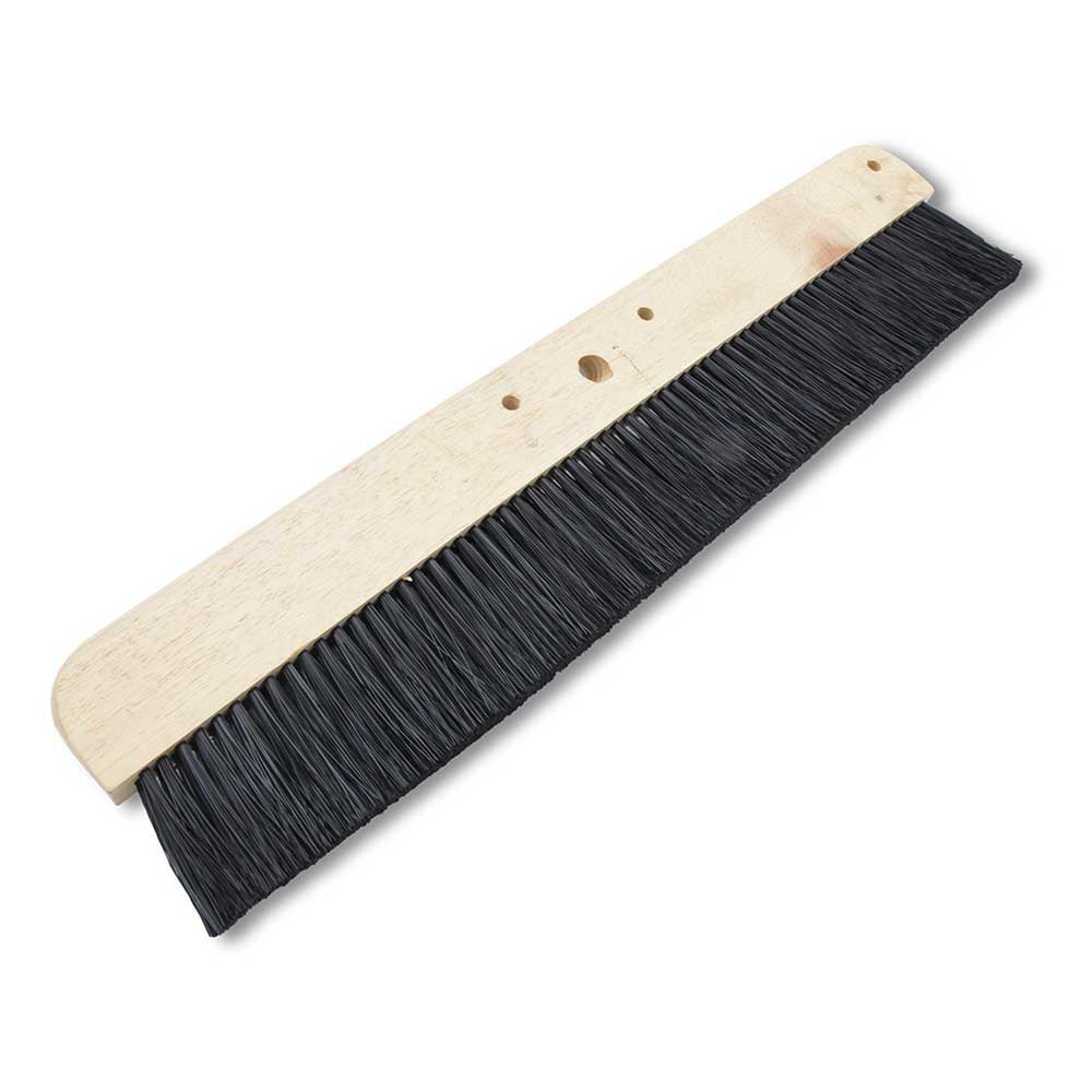 Marshalltown Wood Backed Concrete Broom | 48-In. Poly Bristles - MarshallTown