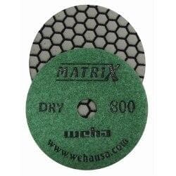 Matrix Dry Honeycomb Matte Finish Diamond Polishing Pads - Weha