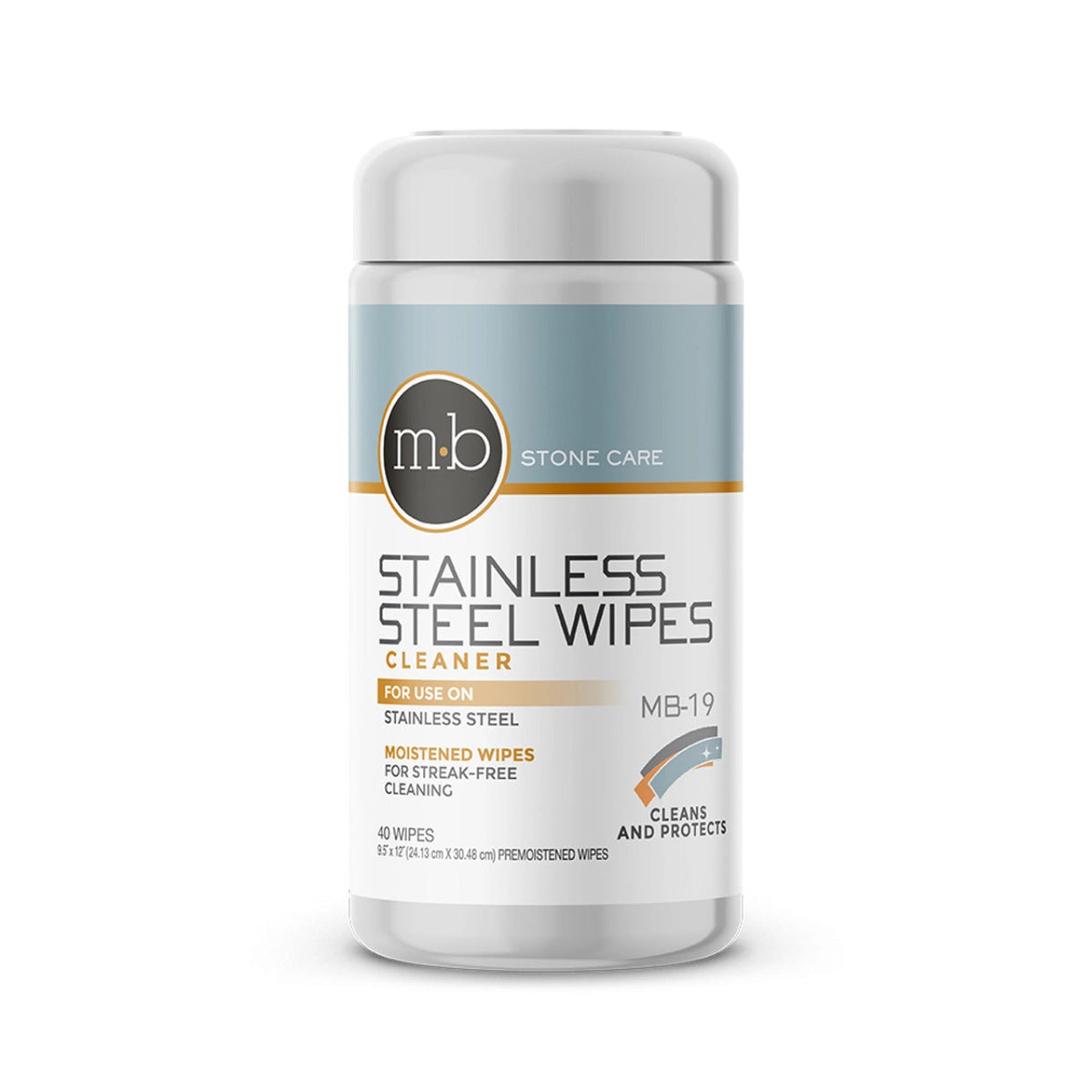 MB-19 Stainless Steel Wipes MB Stone Care