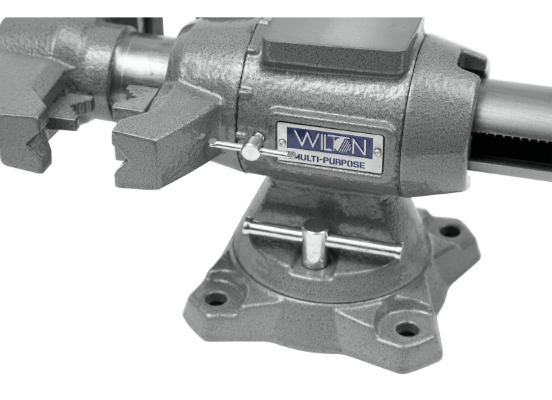 Multi-Purpose Bench Vise, 6-1/2" Jaw Width", 360° Rotating Head & Base - Wilton