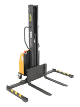 Narrow Mast Stackers with Powered Lift - Vestil