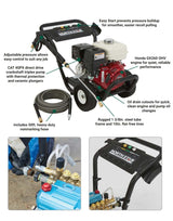 NorthStar Pressure Washer | 3,600 PSI | 3.0 GPM | Honda GX270 NorthStar