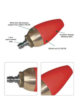 NorthStar Rotating Turbo Nozzle | 4.0 Orifice | 3000-5100 PSI | Model# NYR51K40BP - NorthStar