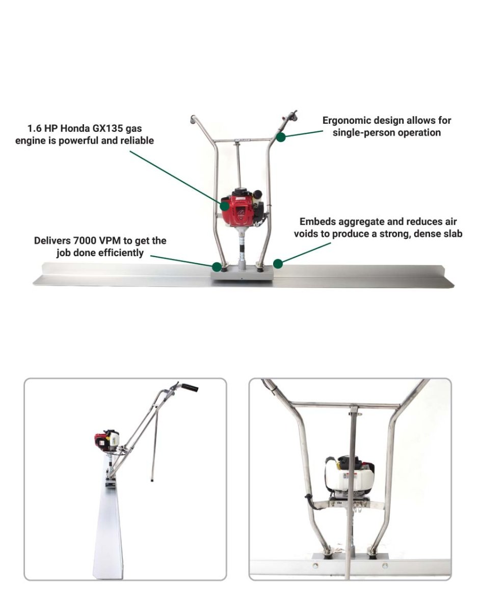 NorthStar Screed Head | 7,000 VPM | Honda GX35 - NorthStar