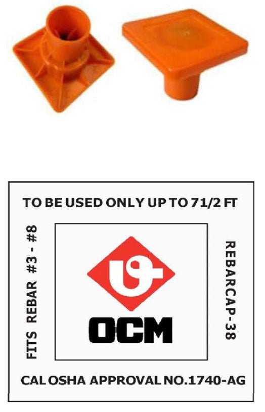 OSHA Rebar Cap - 100 per Pack - OCM