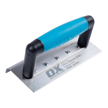 Ox Pro 3"X7" Narrow Edger Sst 3/8" Radius - Ox Grip - Ox Tools