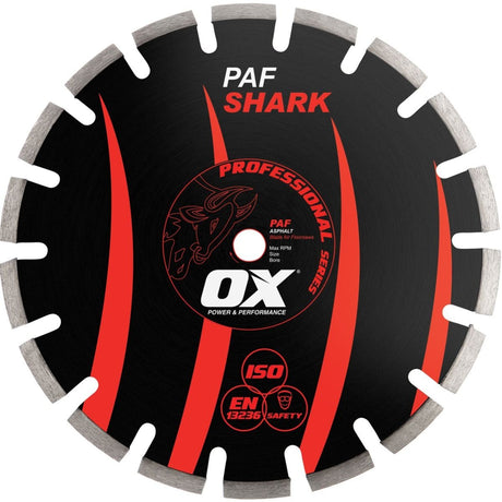 Ox Pro Asphalt Walk Behind Saw Diamond Blade - Ox Tools