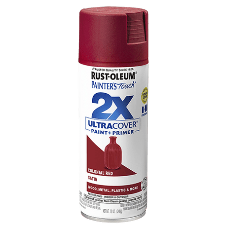 Painter's Touch 2X Ultra Cover Satin Spray Paint - 12oz (6 Count) - Rust-Oleum