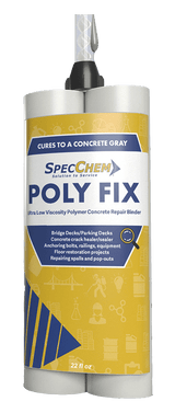 Poly Fix Ultra-Low Viscosity Polymer Concrete Repair Binder - SpecChem