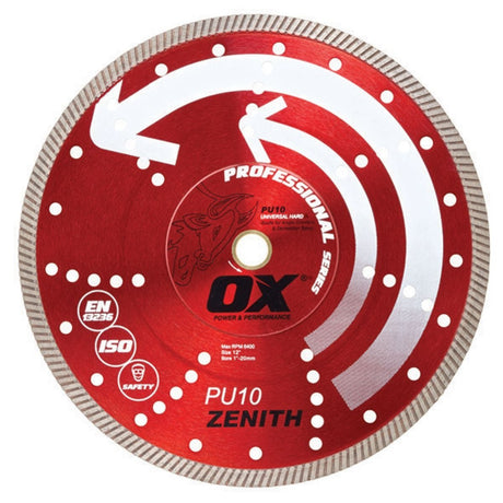 Pu10 Turbo Diamond Blade - Ox Tools