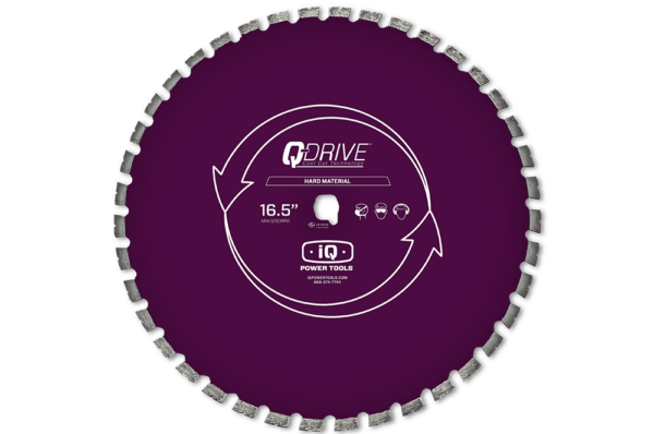 Q-Drive Blades 16.5" Hard Materials Blade - IQ Power Tools