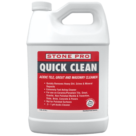 Quick Clean Acidic Tile & Grout Cleaner - Stone Pro