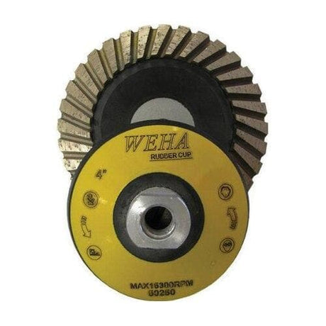 Rubber Diamond Cup Wheel - Weha