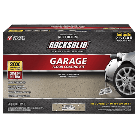 Rust-Oleum Rocksolid Polycuramine® Garage Floor Coating Kit - Rust-Oleum