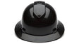 Shiny Black Ridgeline Full Brim Hard Hat - Box of 10 - Pyramex