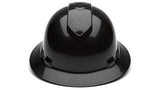 Shiny Black Ridgeline Full Brim Hard Hat - Box of 10 - Pyramex