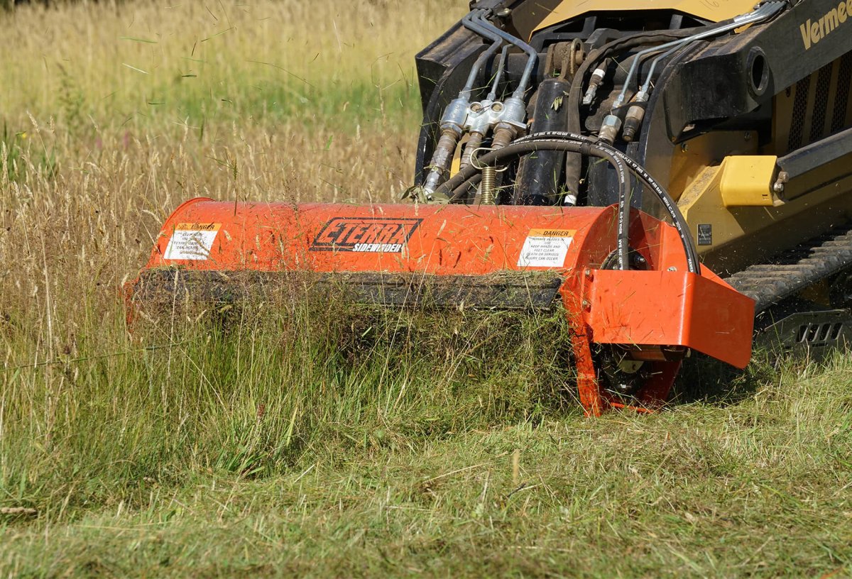 Sidewinder 36" Mini Skid Steer Flail Mower Attachment - Eterra