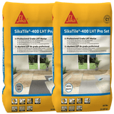 SikaTile®-400 LHT Pro Set Heavy Tile Mortar - Pallet of 48 Bags - Sika