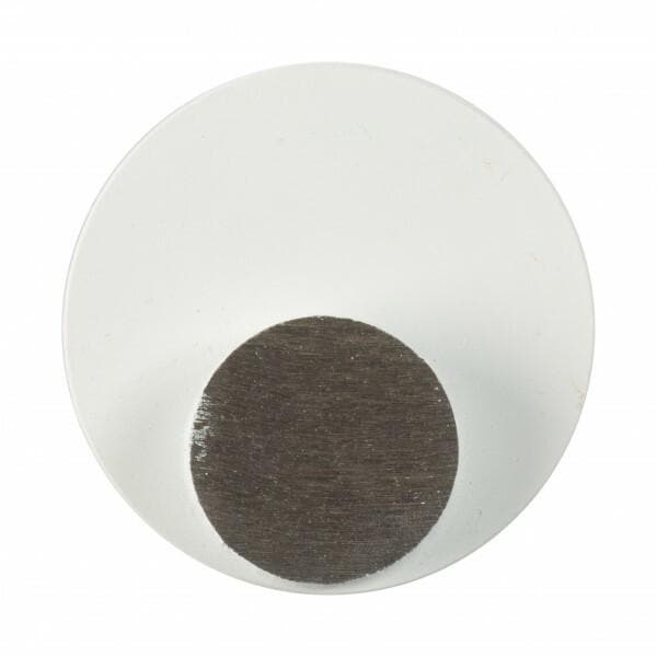 Single Round On White - 150 Grit Diamond Grinding Segment - Scanmaskin