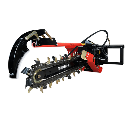 Skid Steer 4 FT. Tremcher Attachment - Eterra