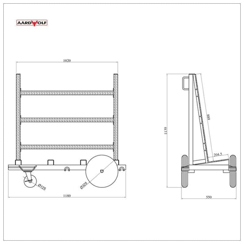 Slab Buggy Single Side SBSS - Aardwolf