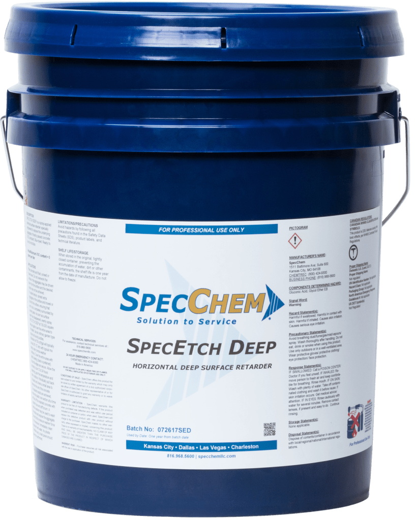 Specetch Deep Horizontal Deep Surface Retarder - SpecChem