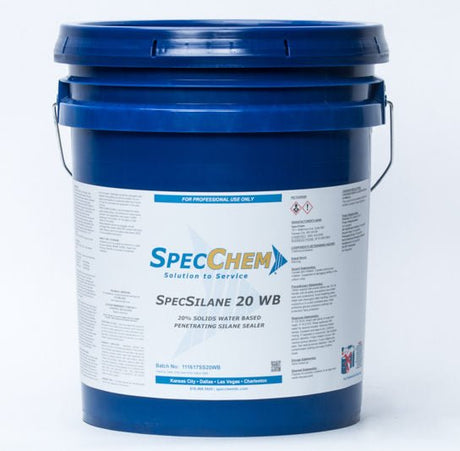 Specsilane 20 Wb 20% Solids Water-Based Penetrating Silane Sealer - SpecChem