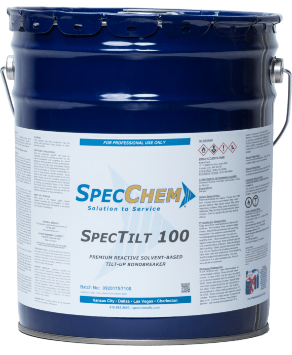 Spectilt 100 Premium Reactive Solvent-Based Tilt-Up Bond Breaker - SpecChem