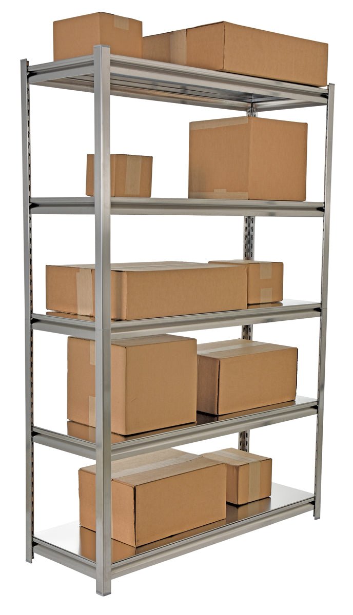 Stainless Steel Solid Rivet Shelving - Vestil