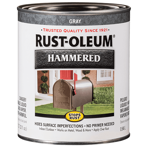 Stops Rust® Spray Paint And Rust Prevention Hammered Brush-On Paint - Quart (2 Count) - Rust-Oleum