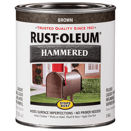 Stops Rust® Spray Paint And Rust Prevention Hammered Brush-On Paint - Quart (2 Count) - Rust-Oleum