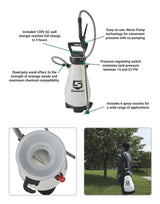 Strongway Li-on Never Pump Sprayer Kit | 2-Gal | 7.2V - Strongway