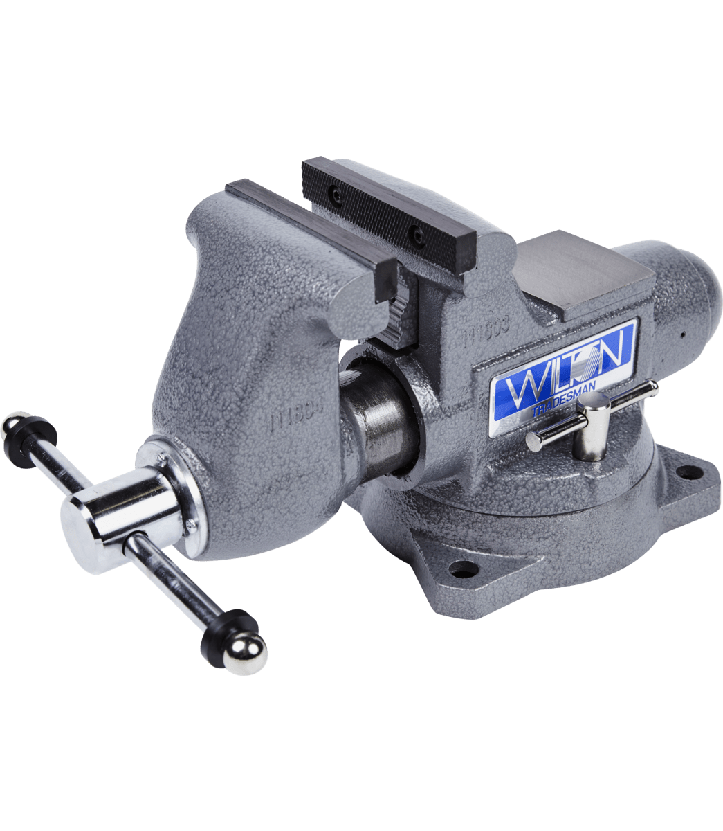 Tradesman 1745 Bench Vise, 4-1/2" Jaw Width, 3-1/2" Jaw Opening, 3-1/4" Throat Depth - Wilton