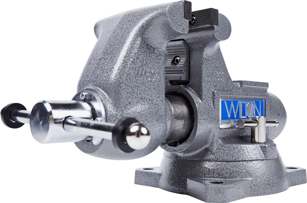 Tradesman 1755 Bench Vise, 5-1/2" Jaw Width, 5" Jaw Opening, 3-3/4" Throat Depth - Wilton