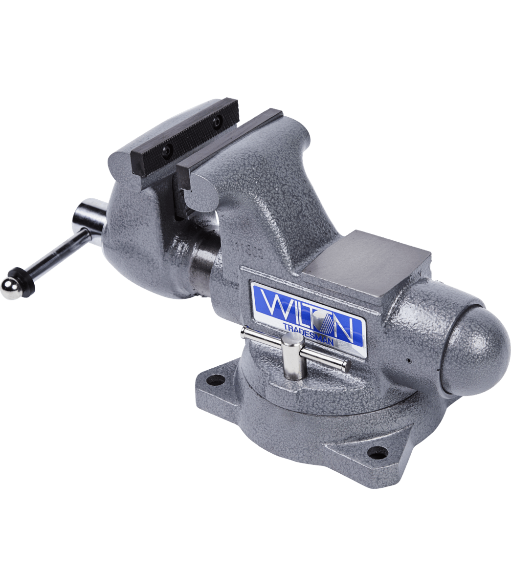 Tradesman 1755 Bench Vise, 5-1/2" Jaw Width, 5" Jaw Opening, 3-3/4" Throat Depth - Wilton