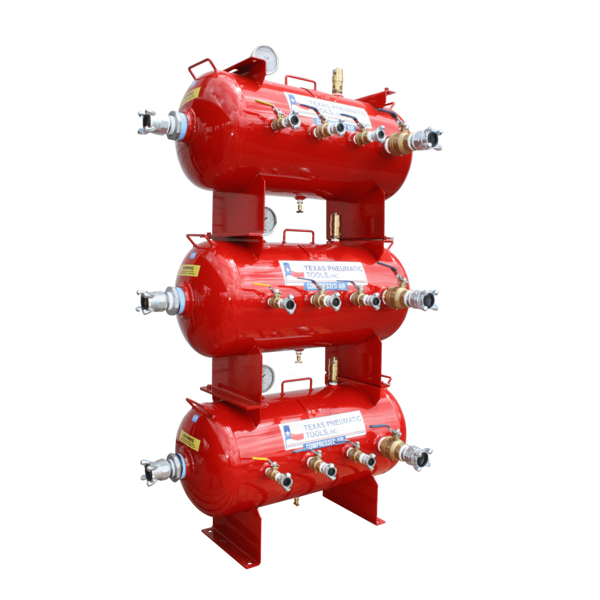 TX-5AMF - Air Manifold (30 Gal, ASME Tank) - Texas Pneumatic Tools