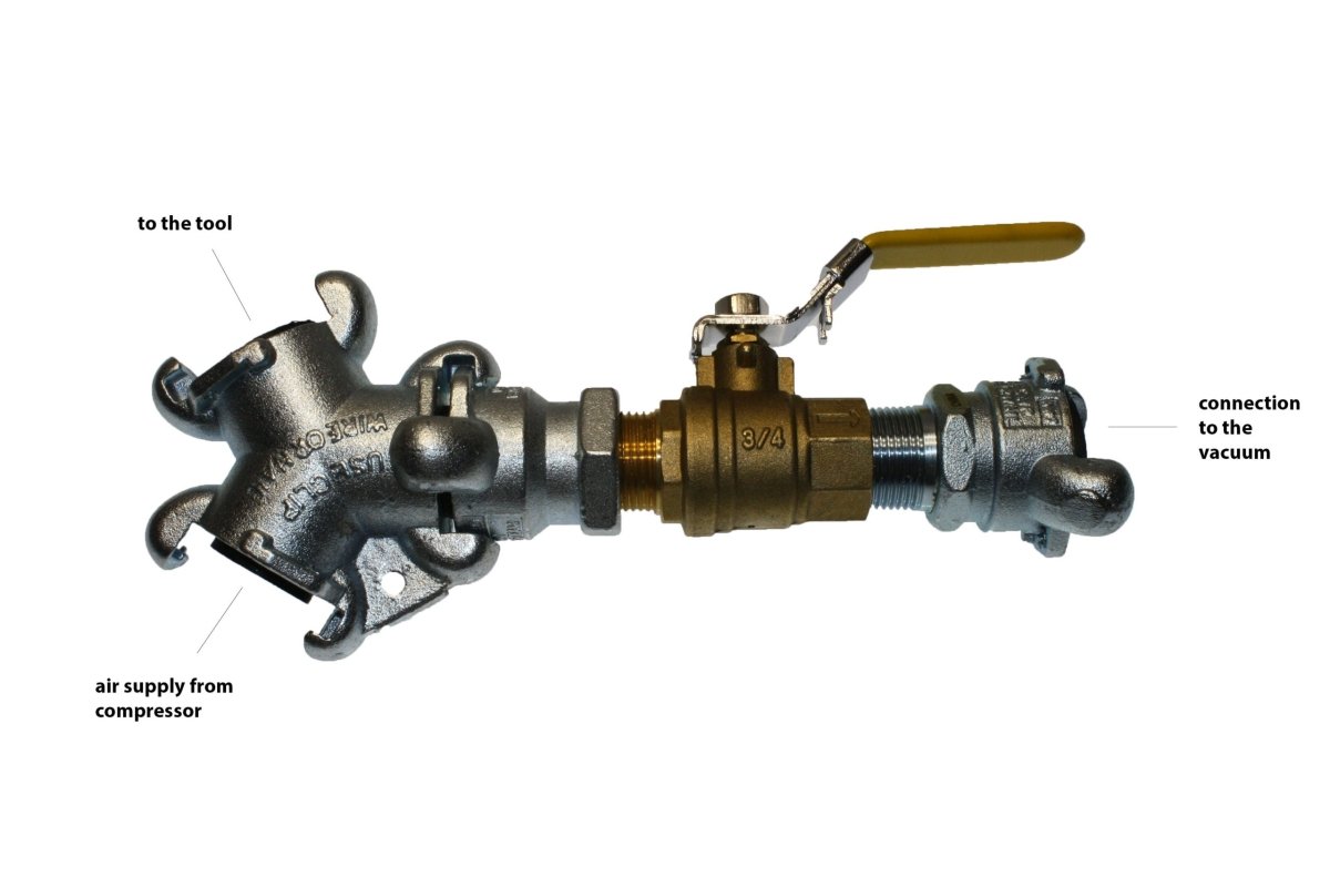 TX-DCS-KIT - Kit For Connecting Tool & Vacuum To One Air Line Texas Pneumatic Tools